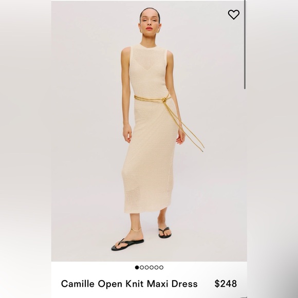 Reformation Knit Dress NWT Size XS Perfect Condition - Picture 2 of 9